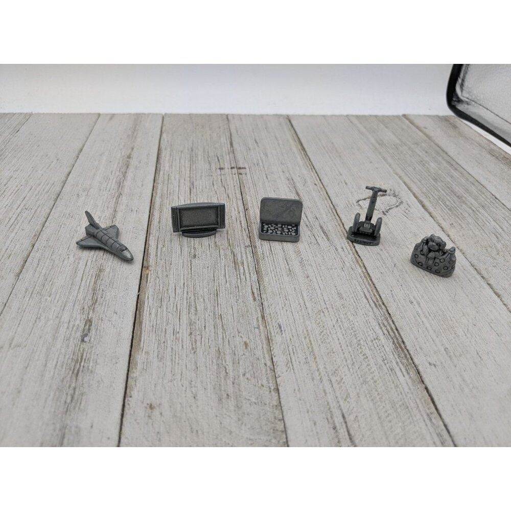 Monopoly Electronic Banking 2007 Replacement Set of 5 Replacement Tokens Pieces
